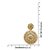Jewels Capital Exclusive Golden White Earring Set /S 1892