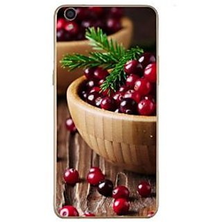 Fuson Designer Phone Back Case Cover Oppo R9 Plus ( A Bowl Of Small Berries )