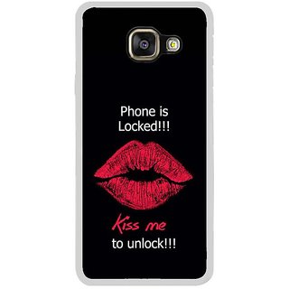 Fuson Designer Phone Back Case Cover Samsung Galaxy A5 (6) 2016 ( Kiss To Unlock Phone )