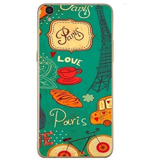 Fuson Designer Phone Back Case Cover Oppo R9 Plus ( Love In Paris )