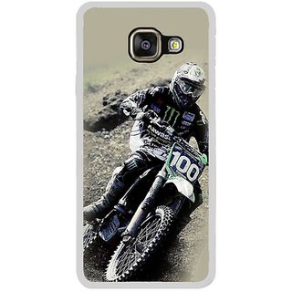 Fuson Designer Phone Back Case Cover Samsung Galaxy A5 (6) 2016 ( Moments During Bike Racing )