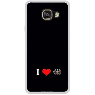 Fuson Designer Phone Back Case Cover Samsung Galaxy A5 (6) 2016 ( Love The Strings )