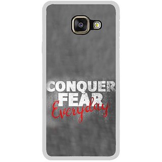 Fuson Designer Phone Back Case Cover Samsung Galaxy A3 (6) 2016 ( Overcoming Fear )