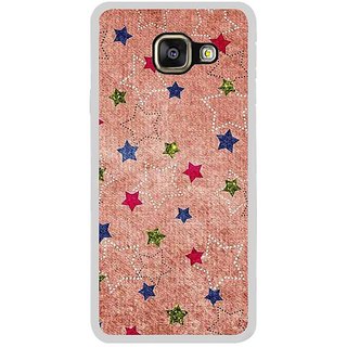 Fuson Designer Phone Back Case Cover Samsung Galaxy A3 (6) 2016 ( Glitters Of Stars Sprayed Around )