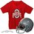 Franklin Sports NCAA Ohio State Buckeyes Youth Helmet and Jersey Set