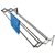 TNC Drywell 5 Pipes 2.5  Feet Long Minimiser Wall Cloth Dryer Stainless Steel Floor Cloth Dryer Stand (Steel)