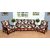 Multi Polycotton 6 Piece Sofa Cover with Attractive Color and Floral Design along with Chair cover by Vivek Homesaaz