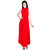 D&S Women's wear Western    Red Color Georgette Party Long Maxi Dress