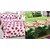 Beautiful floral 3d combo cotton 2 double bedsheet with 4 pillow cover
