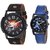 Evelyn Analog Leather Watches for Lovely Couple -eve-382-eve-497