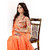 DECENT WORLD Branded Party wear Exclusive Printed Multi colored Georgette Saree with Blouse online
