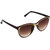 6by6 Golden & Brown Cat-eye Women Sunglasses