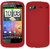 Amzer Silicone Skin Jelly Case - Maroon Red for HTC Desire S