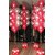 RED n WHITE Metallic Party Balloons - Pack of 50