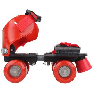 Buy Multicolor Plastic Adjustable Roller Skating Shoes Front Brakes