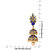 Angel In You Exclusive Golden Blue   Earrings       H 807