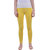 Dollar Missy Women'S Cotton Slim Fit Yellow Black Ankle Length Leggings.