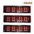 Abica Abacus math learning kit for kids brown 13 rod  ( pack of 3 )