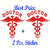2-nos-Reflective-RED-Doctor-Decal-Sticker-for-any-Car