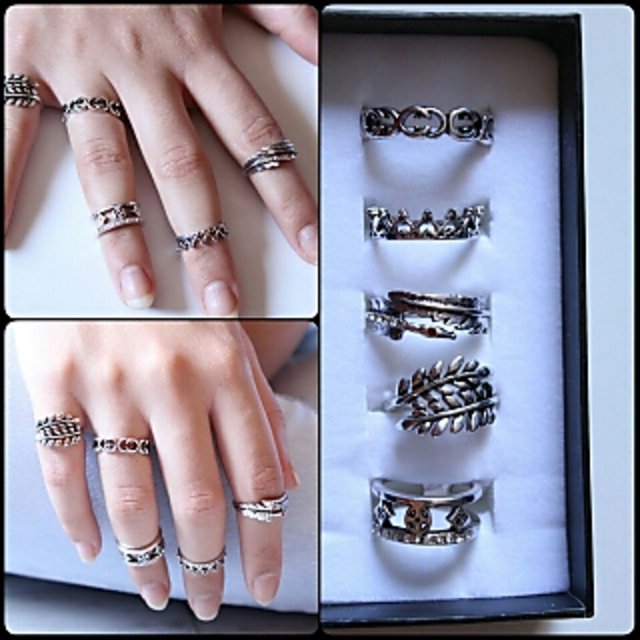 Mid hot sale rings silver