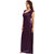 Be You Fashion Purple Satin Plain Night Gowns  Nighty