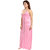 Be You Fashion Pink Satin Plain Night Gowns  Nighty