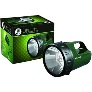 wipro lifelite cl0004 3 watt rechargeable led torch