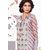 Pakistani Gray Embroidered Chiffon Dress Material