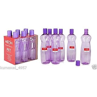 Buy Milton Water Bottle 1 Litre 1000ml Color May Vary Milton Ln Prpl Setof6 Online 270 From Shopclues