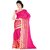 Sareeka Sarees Pink Cotton Printed Saree With Blouse