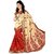 Sareeka Sarees Multicolor Chanderi Printed Saree With Blouse