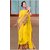 Sareeka Sarees Yellow Cotton Printed Saree With Blouse
