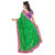 Sareeka Sarees Green Brasso Printed Saree With Blouse