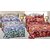 Beautiful floral 3d combo cotton 2 double bedsheet with 4 pillow cover(3dbs094)