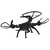 SYMA X8W FPV RealTime 24Ghz 6 Axis Gyro Headless Quadcopter Drone with HD Camera  Black