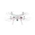 SYMA X8W FPV RealTime 24Ghz 6 Axis Gyro Headless Quadcopter Drone with HD Camera  White