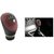 Type R Leather and Plastic Shift Lever Gear Knob