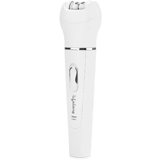 Lifelong WS01 Wet and Dry Epilator Shaver Massager Callus Remover and Face Cleanser for Women (White) at shopclues