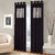 Fashion Fab Set Of 2 Door Eyelet Brown Patch Printed Curtains