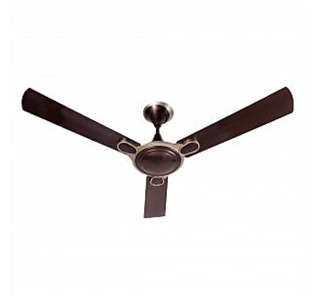 Eurolex Elena 3 Blade Brown Hi Speed Ceiling Fan , Fans