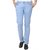 D-ROCK Cotton Blend Blue Plain Denim Jeans For Men With Freebies