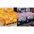 Beautiful floral 3d combo cotton 2 double bedsheet with 4 pillow cover(3dbs0130)