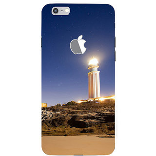 3d designer back cover for apple iphone 7 plus with logo cut tower with light apple iphone 7 plus designer hard plastic case eagle 062