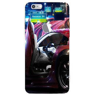 Buy 3D Designer Back Cover For Apple IPhone 7 Plus With Logo Cut ...
