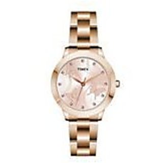 Timex Quartz Brown Dial Women Watch TW000T610