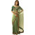 Glory sarees Green Georgette Embroidered Saree With Blouse
