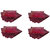 Kuber Industries Resin Saree Cover (Set Of 24) - Maroon