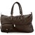 Mboss Faux Leather Brown Strolley Softsided Travel Duffle Bag STB001