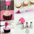 Noor Cake Decorating Icing Bag with 5 Steel Nozzles