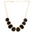 Non Plated Black Alloy Necklace Set For Women
